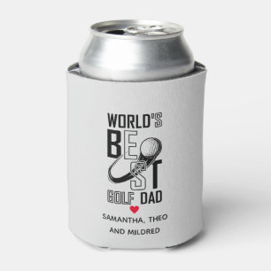 World's Best Golf Dad – Funny & Thoughtful Gift Can Cooler