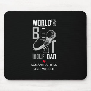 World's Best Golf Dad – Funny & Thoughtful Gift Mouse Mat