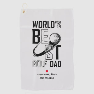 World's Best Golf Dad – Funny & Thoughtful Gift Towel