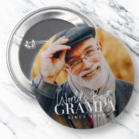 World's Best Grampa Since 20XX Modern Chic Photo