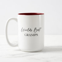 World's Best Gramps & Most Loved Personalised Mug