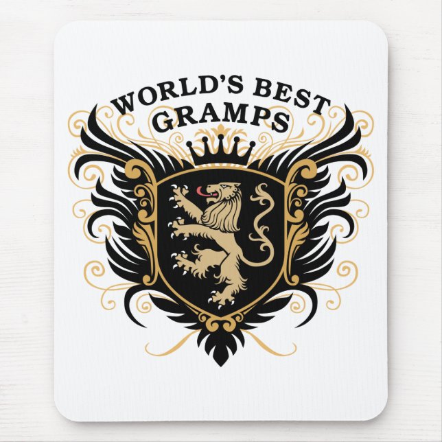 World's Best Gramps Mouse Mat (Front)