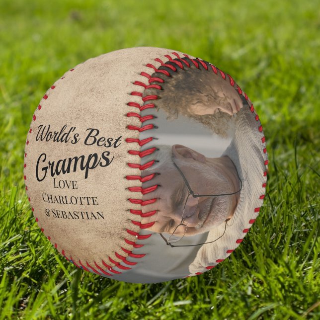 Worlds Best Gramps Personalised One of a Kind Baseball (Creator Uploaded)