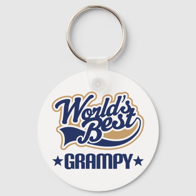 Worlds Best Grampy Key Ring (Front)