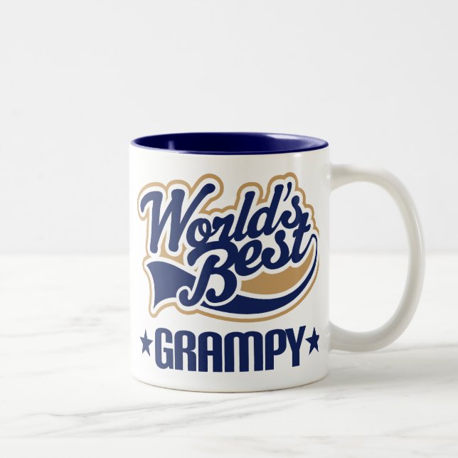 Worlds Best Grampy Two-Tone Coffee Mug (Right)