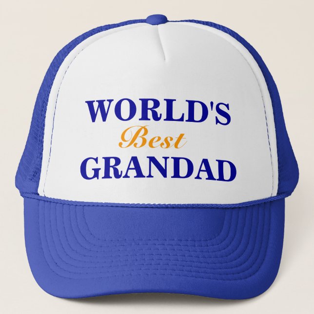 World's Best Grandad cap (Front)