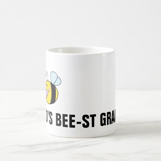 World's Best Grandma (Bee) Coffee Mug (Center)