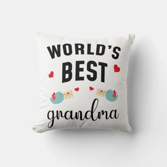 World's Best Grandma Cushion (Front)