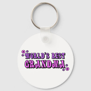 World's Best Grandma Key Ring