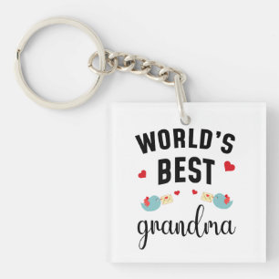 World's Best Grandma Key Ring