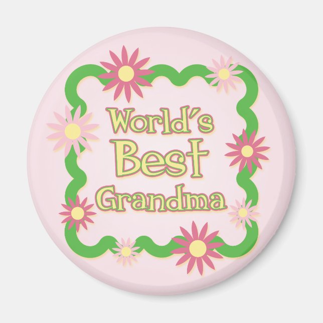 World's Best Grandma Magnet (Front)