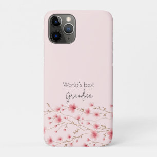 World's Best Grandma - Pastel Floral Personalised  iPhone 11 Pro Case