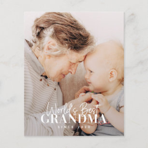 World's Best Grandma Since 20XX Simple Chic Photo