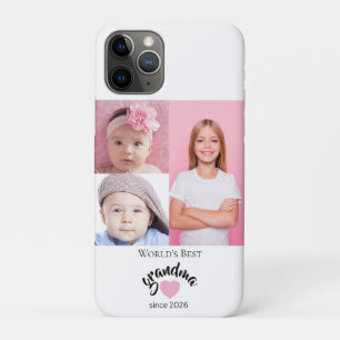 Worlds Best Grandma Since Year 3 Photo Cute  iPhone 11 Pro Case