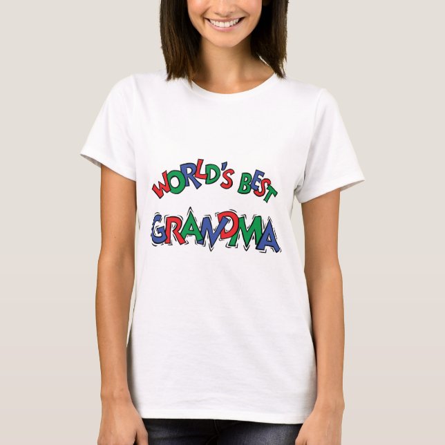 World's Best Grandma T-Shirt (Front)