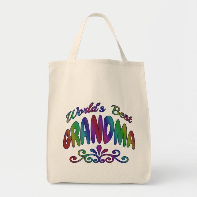 World's Best Grandma Totes and Bags (Front)