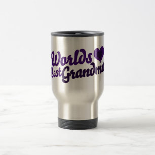 Worlds Best Grandma Travel Mug
