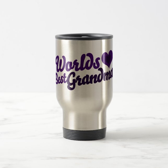 Worlds Best Grandma Travel Mug (Center)