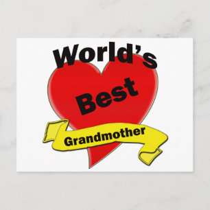 World's Best Grandmother Postcard