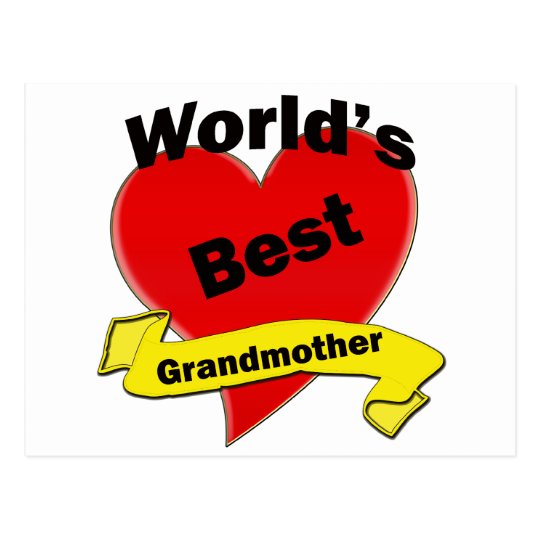 World's Best Grandmother Postcard