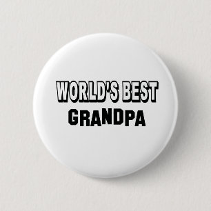 World's best Grandpa 6 Cm Round Badge