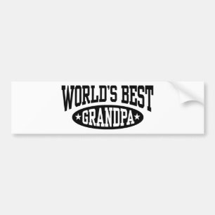 World's Best Grandpa Bumper Sticker