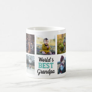 World's Best Grandpa Custom Photo Mug