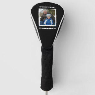 World's Best Grandpa Custom Photo Personalised Golf Head Cover