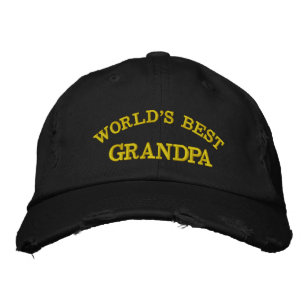 World's Best Grandpa - Embroidered Hat