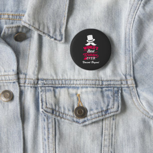 World's Best Grandpa Ever  6 Cm Round Badge