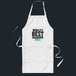 World's Best Grandpa Father's Day Grilling Apron<br><div class="desc">Custom printed bbq grilling apron personalised with "World's Best Grandpa" or your own custom text and your name monogram. Click Customise It to edit fonts and colours or add your own text and images to create a unique one of a kind gift for Father's Day or to celebrate dad any...</div>