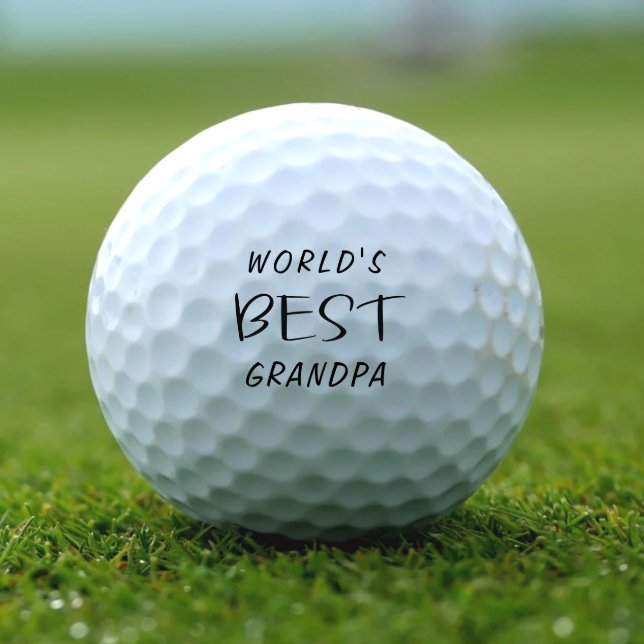 World's Best Grandpa Golf Balls (Creator Uploaded)