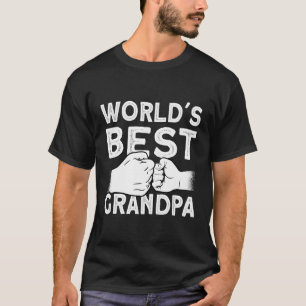 Worlds Best Grandpa Grandad New Grandpa T-Shirt