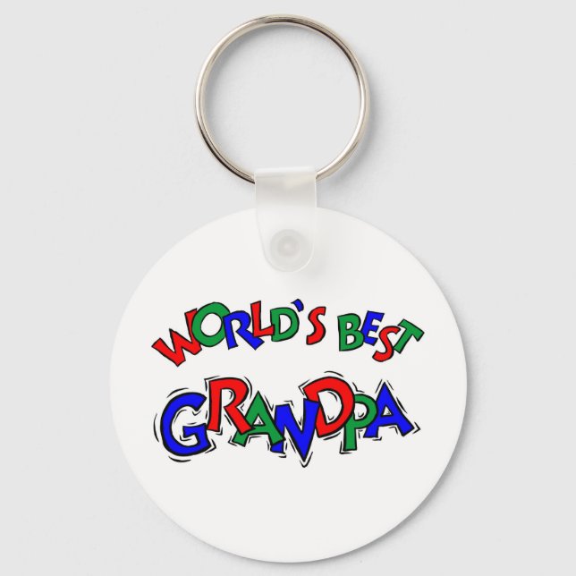 World's Best Grandpa Key Chain (Front)