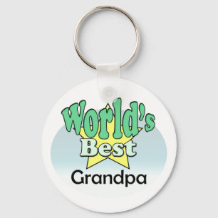 World's Best Grandpa Key Ring