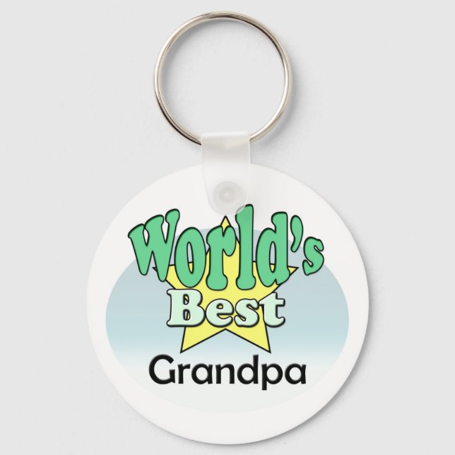 World's Best Grandpa Key Ring (Front)
