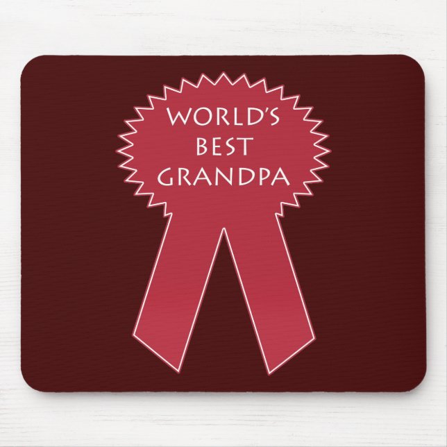 World's Best Grandpa Mouse Mat (Front)