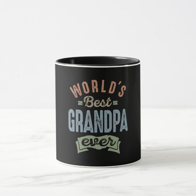 Worlds Best Grandpa Mug (Center)