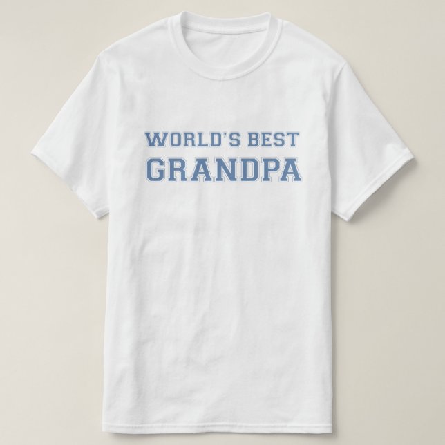 World's Best Grandpa T-Shirt (Design Front)