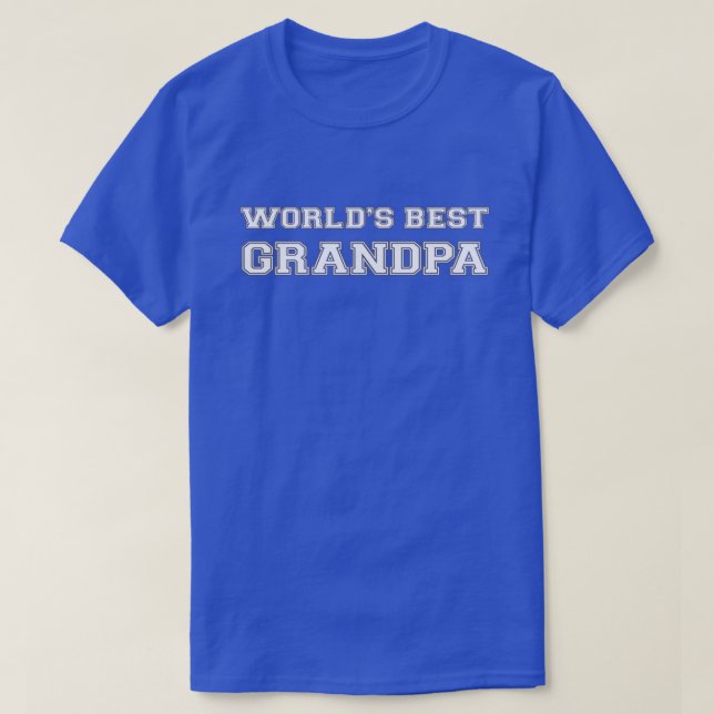 World's Best Grandpa T-Shirt (Design Front)