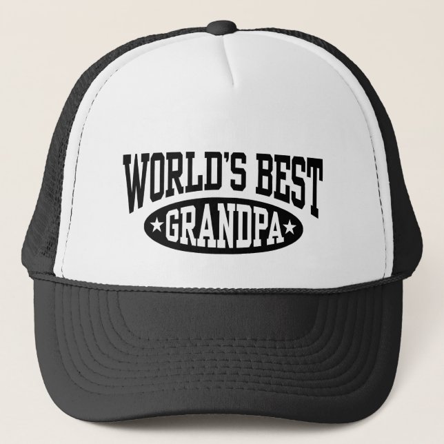World's Best Grandpa Trucker Hat (Front)