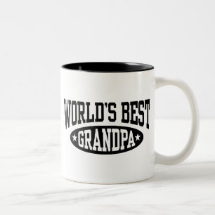 World's Best Grandpa Two-Tone Coffee Mug
