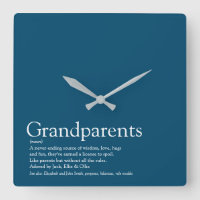 World's Best Grandparents Ever Definition Blue