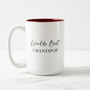 World's Best Grandpop &Most Loved Personalised Mug