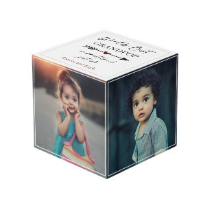 World's Best Grandpop & Most Loved Photo Gift Cube