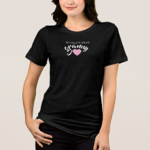 Worlds Best Granny Cute Heart Black Elegant