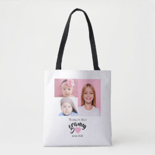 Worlds Best Granny Since Year 3 Photo Cute Tote Bag