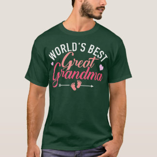 Worlds best great grandma  T-Shirt