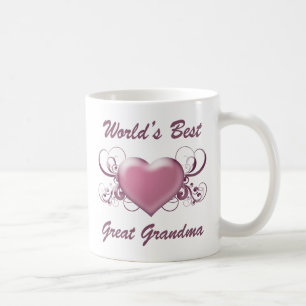 World's Best Great Grandmother (Heart) Coffee Mug