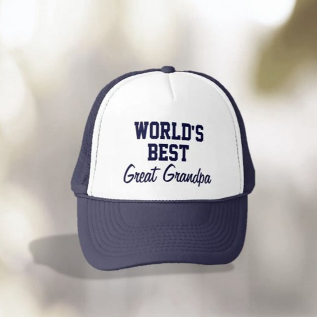 World's best great grandpa cap/ hat (Creator Uploaded)